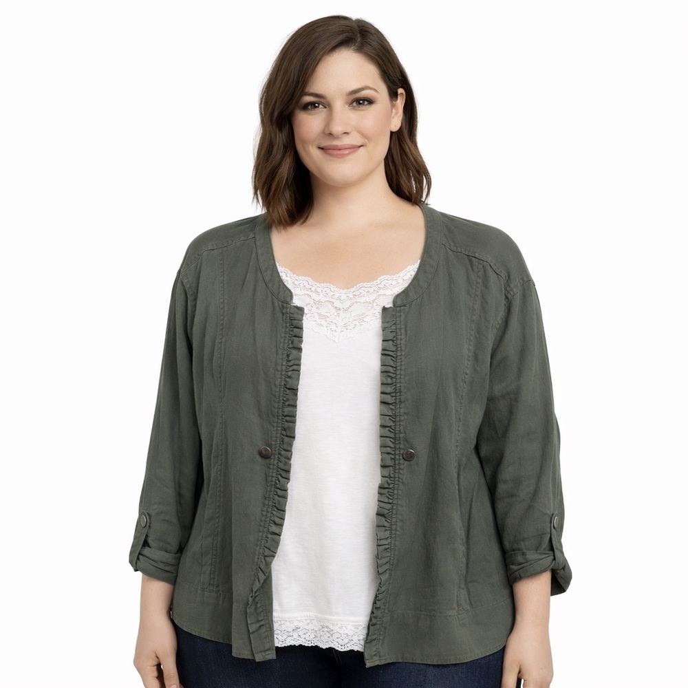 Maurice’s Olive Green Women's Utility Jacket. EUC